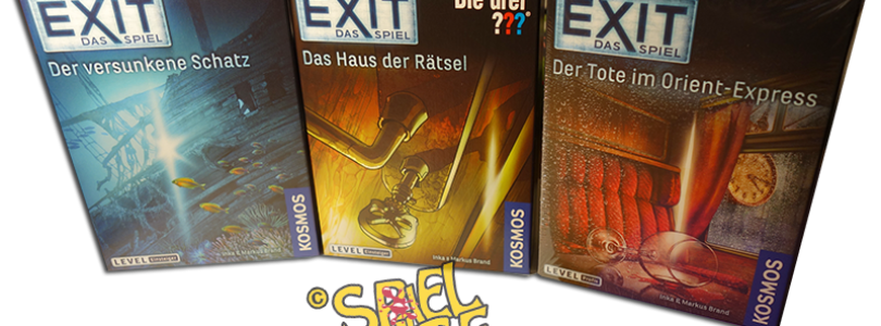 EXIT – Haus der Rätsel & Der Versunkene Schatz & Der Tote im Orient-Express