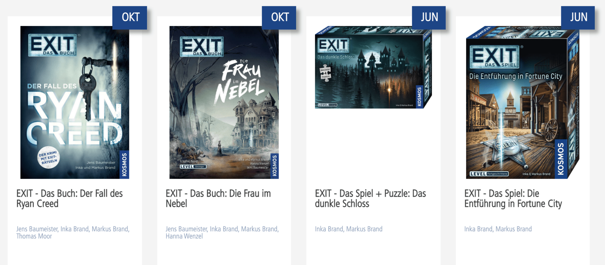 EXIT Das Spiel Das verfluchte Labyrinth Spielfritte